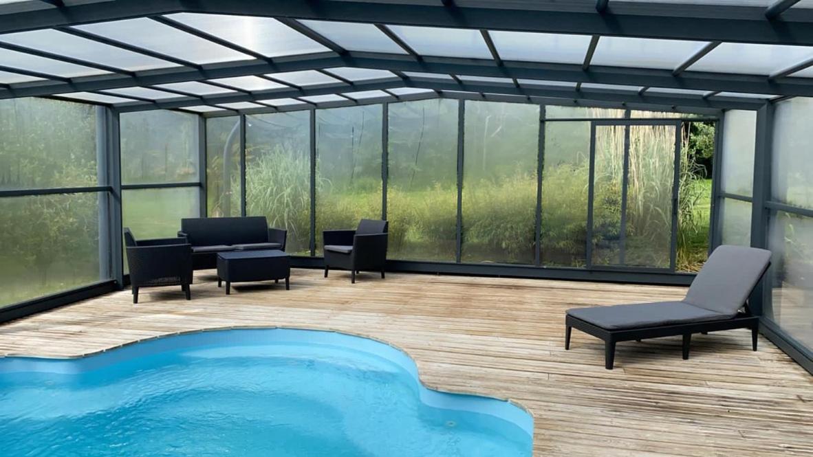 Chalet Des Fees - Piscine Crozon Exterior photo
