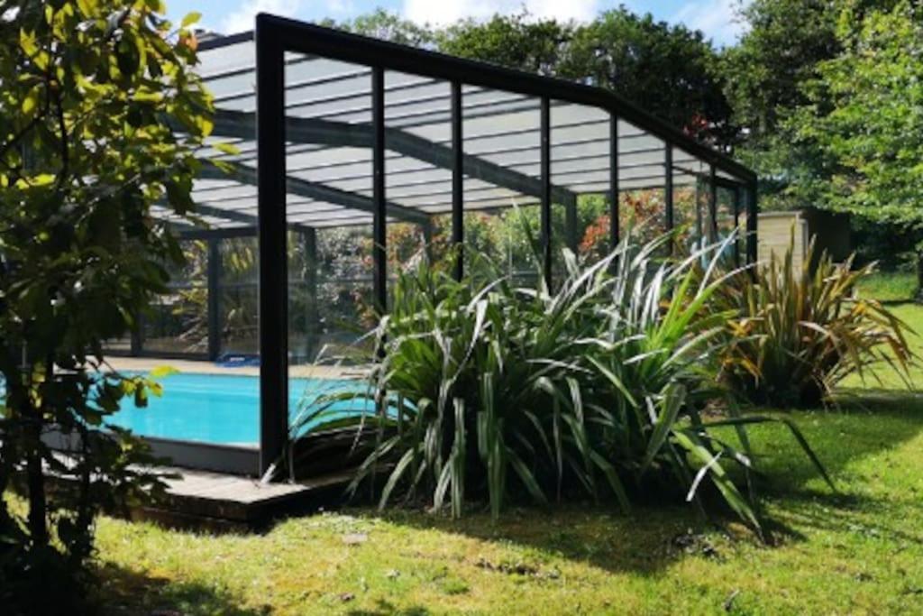Chalet Des Fees - Piscine Crozon Exterior photo